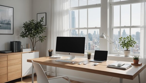 Accessoires de bureau essentiels pour une décoration minimaliste réussie