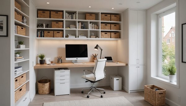 Aménager un bureau compact : conseils pour un rangement astucieux et esthétique