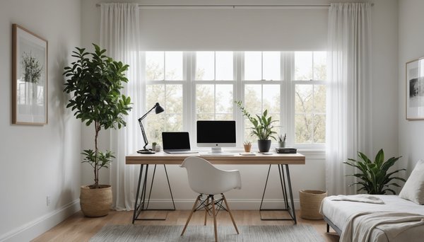 Inspirations déco minimalistes pour un bureau zen et organisé